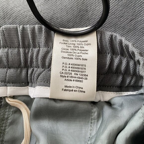 Wilfred Women's Casual Buffon Crepe Pants Joggers Green Drawstring Size Small - Picture 9 of 9